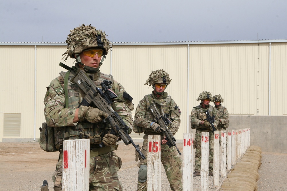 Marines, British compete for bragging rights in ‘March and Shoot’ competition