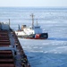 Coast Guard escorts CSL Laurentien through icy Lake Erie