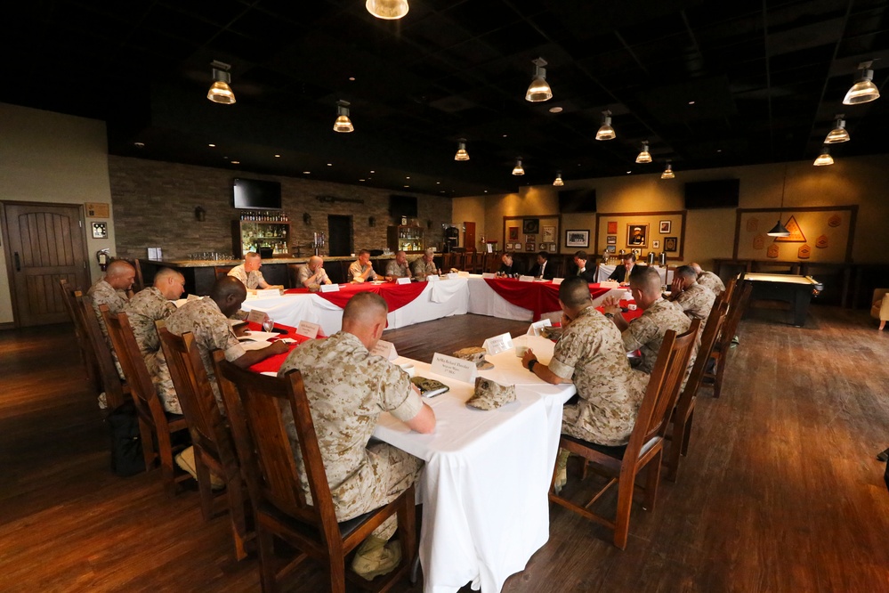 Compensation and Retirement Commission meets with service members