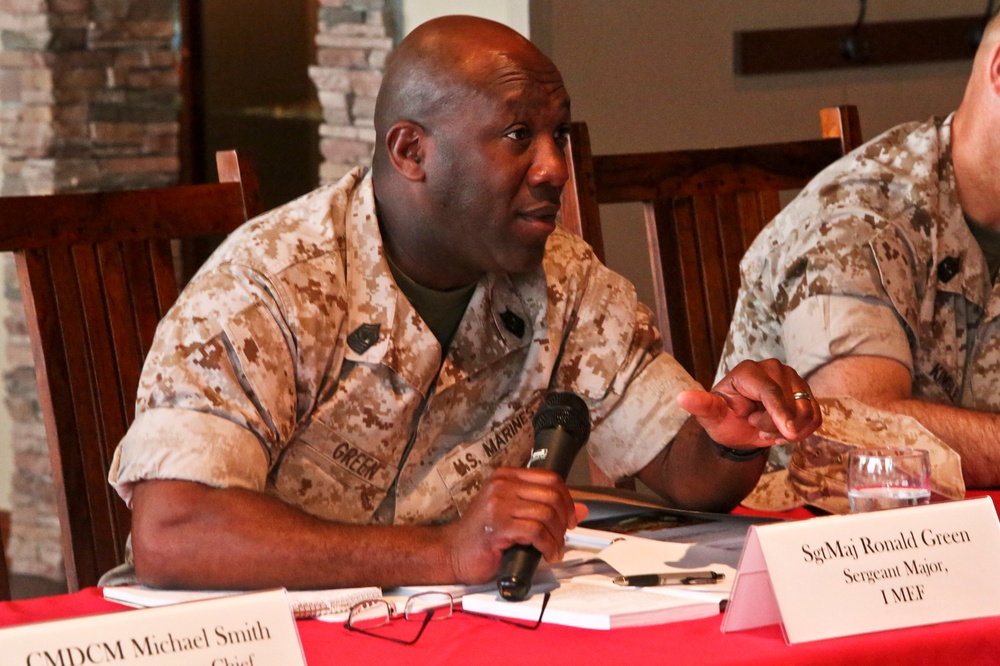 Compensation and Retirement Commission meets with service members