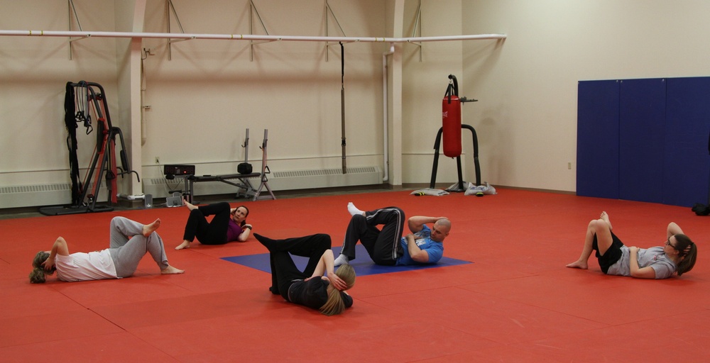 Fitness in self-defense course