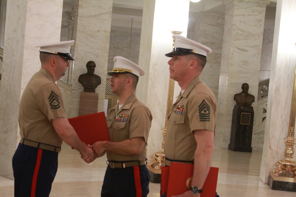 WV Native, Marine Corps Career Recruiter retires after 20 years of service