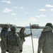 299th Engineer Company navigates frigid Mississippi River ribbon bridge mission