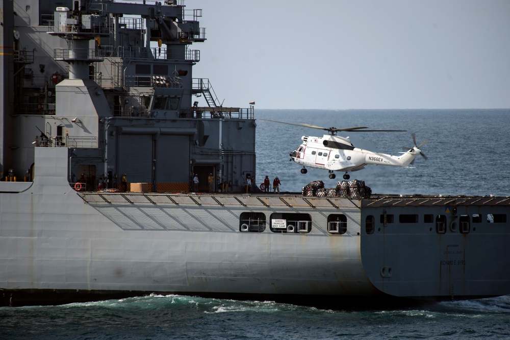 Dry cargo and ammunition ship