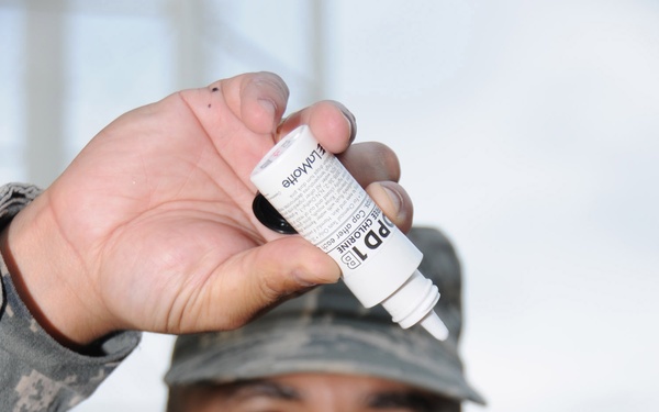 Testing a water sample
