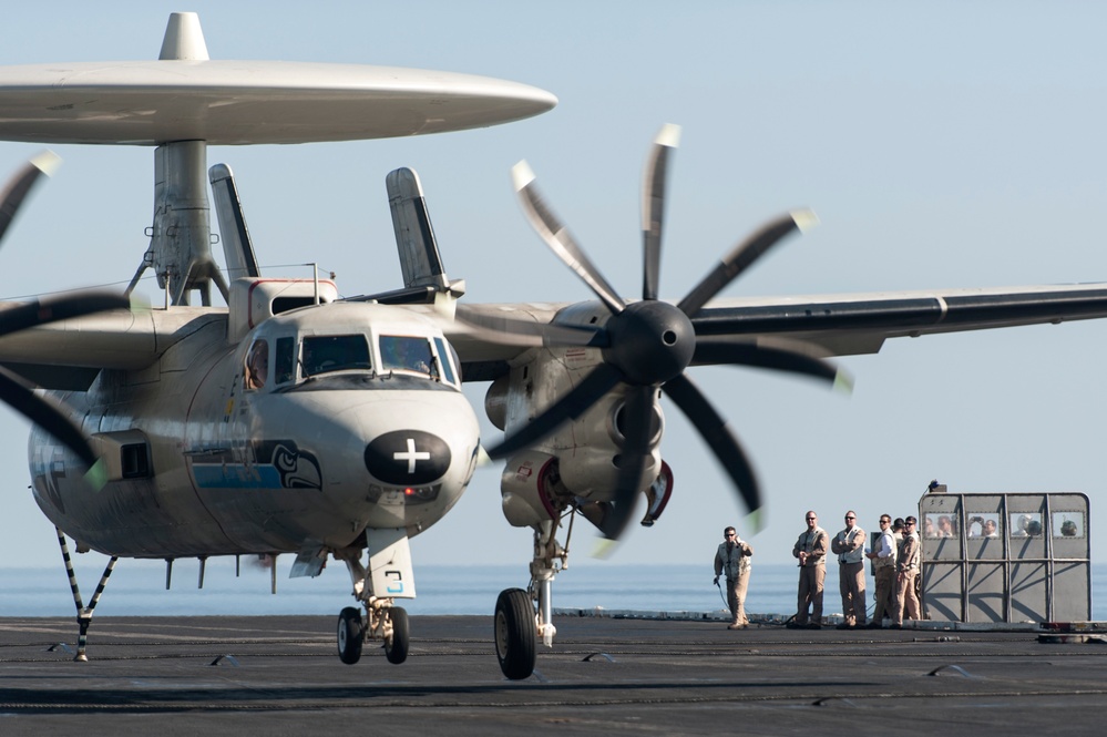 E-2C Hawkeye aircraft