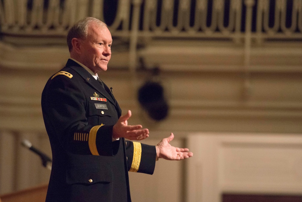Gen. Dempsey visits the Naval Academy