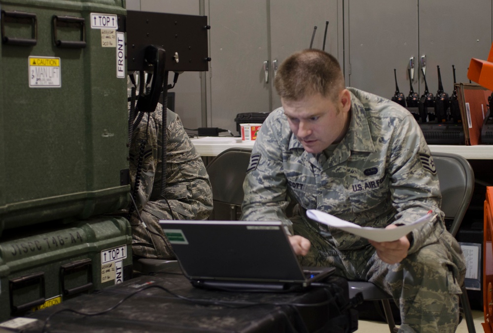 When disaster takes out the phone and internet connections, military and local groups help make the link