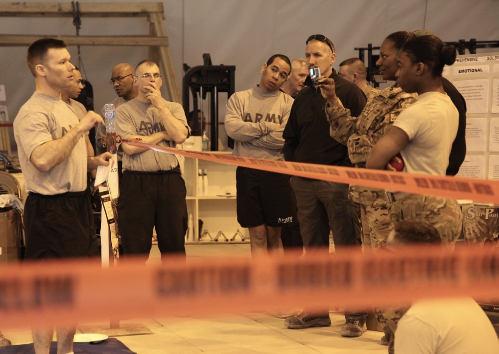 Spartan Brigade kicks off Martial Arts demonstrations to help soldiers understand comprehensive health