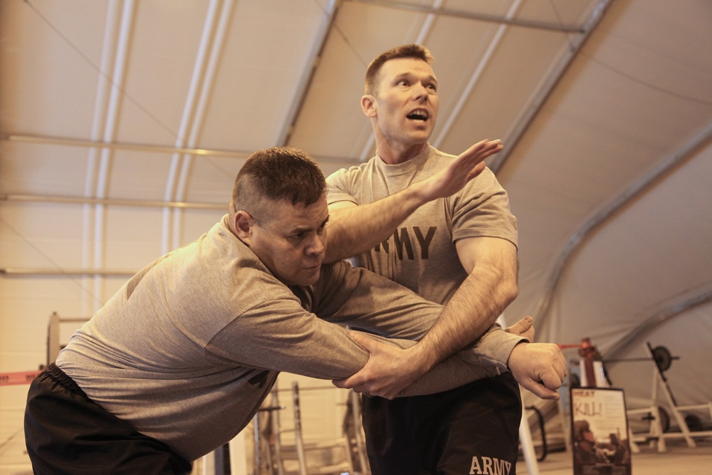 Spartan Brigade kicks off Martial Arts demonstrations to help soldiers understand comprehensive health