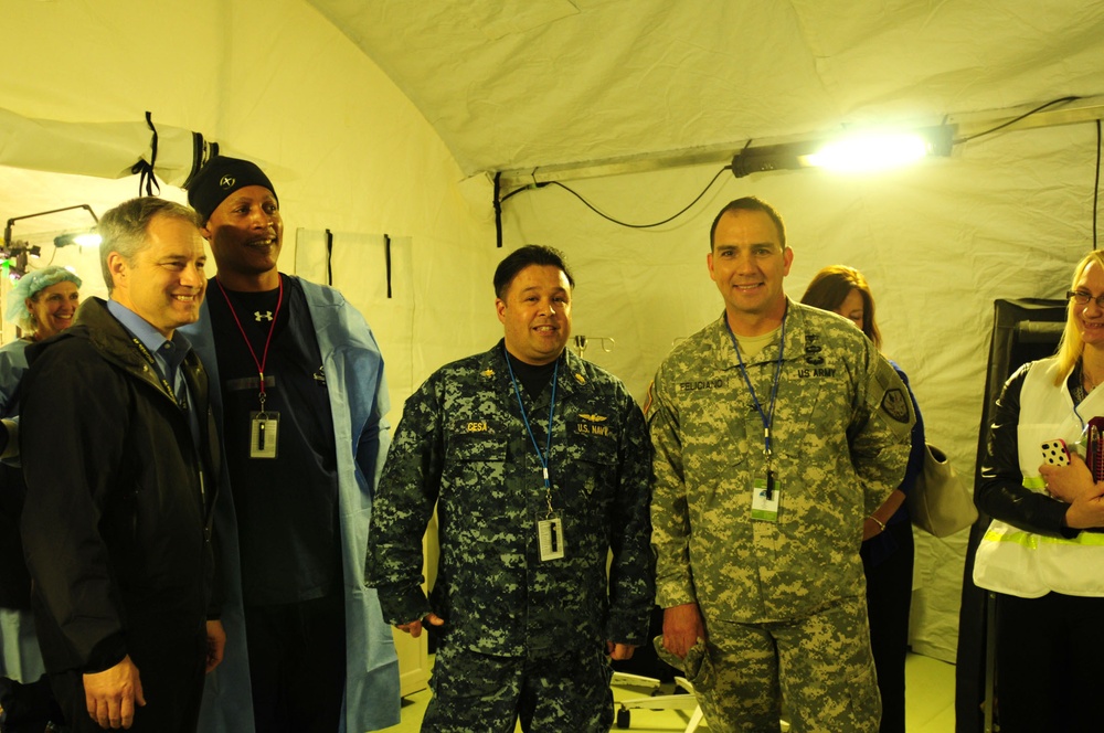 Alaska governor visits National Guard disaster exercise