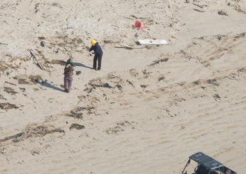 Cleanup begins on Matagorda Island