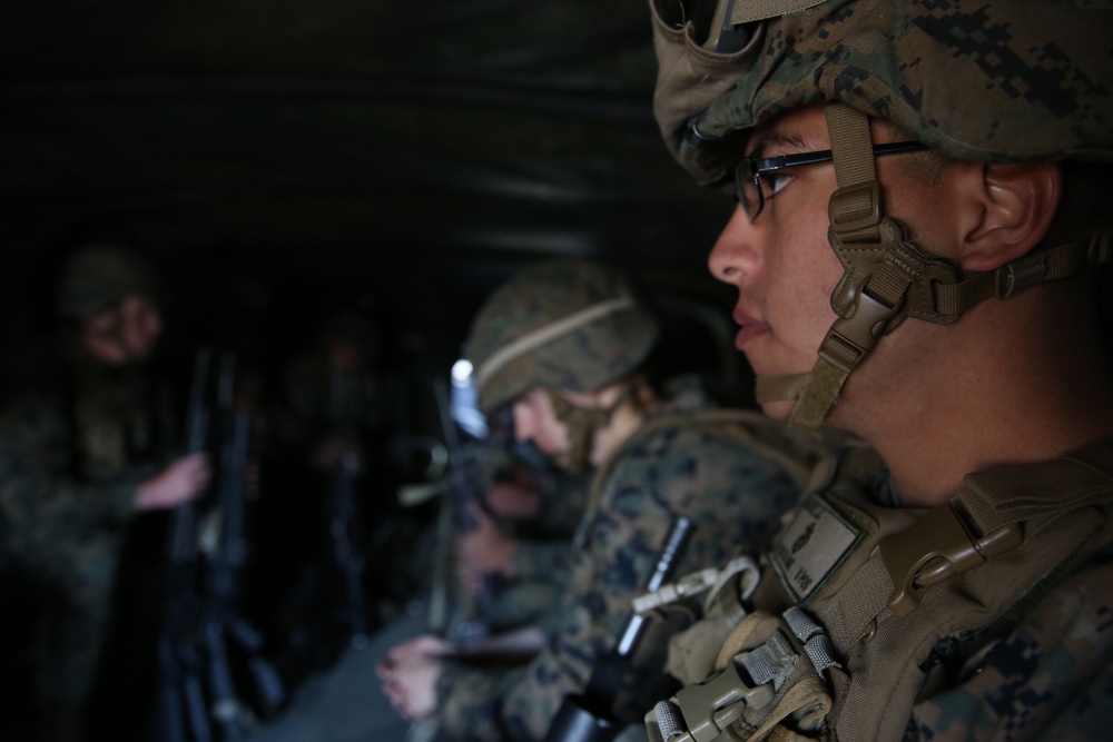 BSRF Marines Conduct Contingency Response Drills