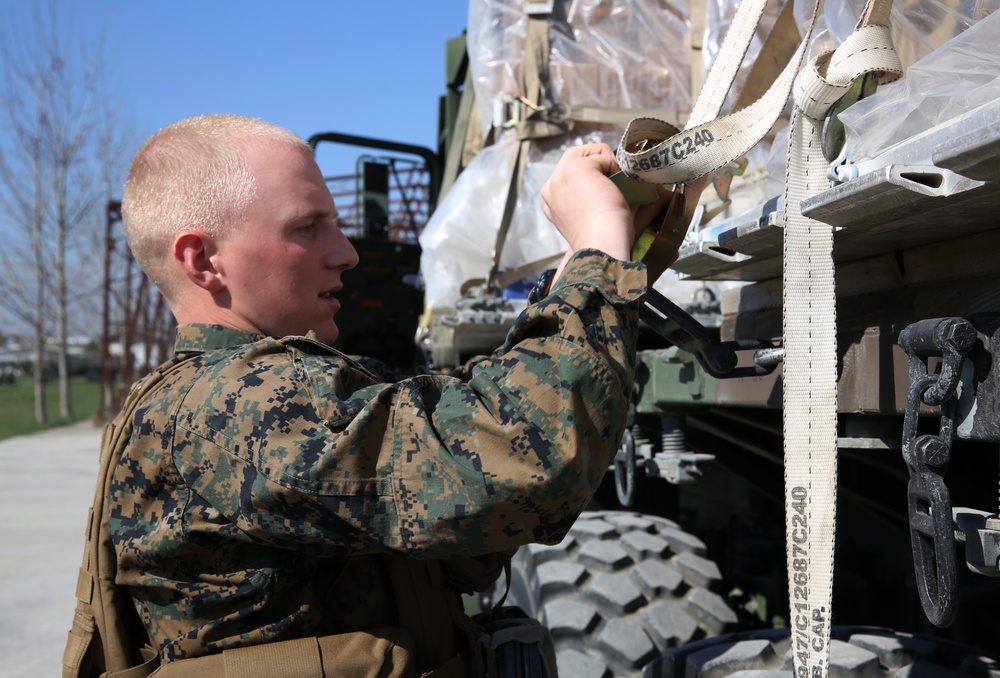 BSRF Marines Conduct Contingency Response Drills