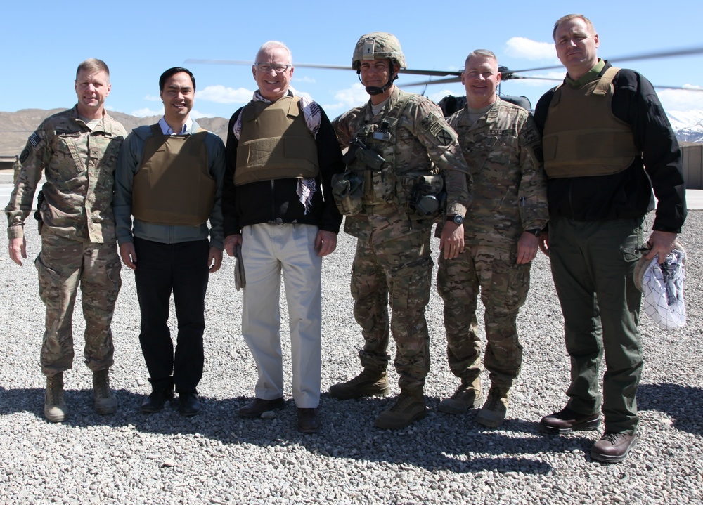 Congressmen visit deployed Spartan soldiers