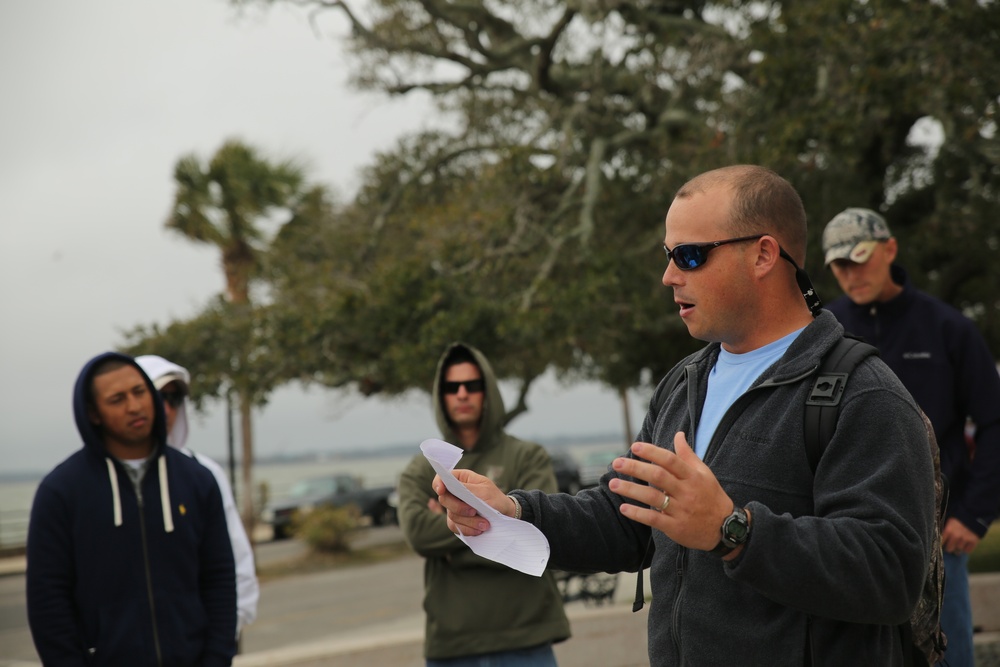 Parris Island Marines visit historic military sites in Charleston, S.C.