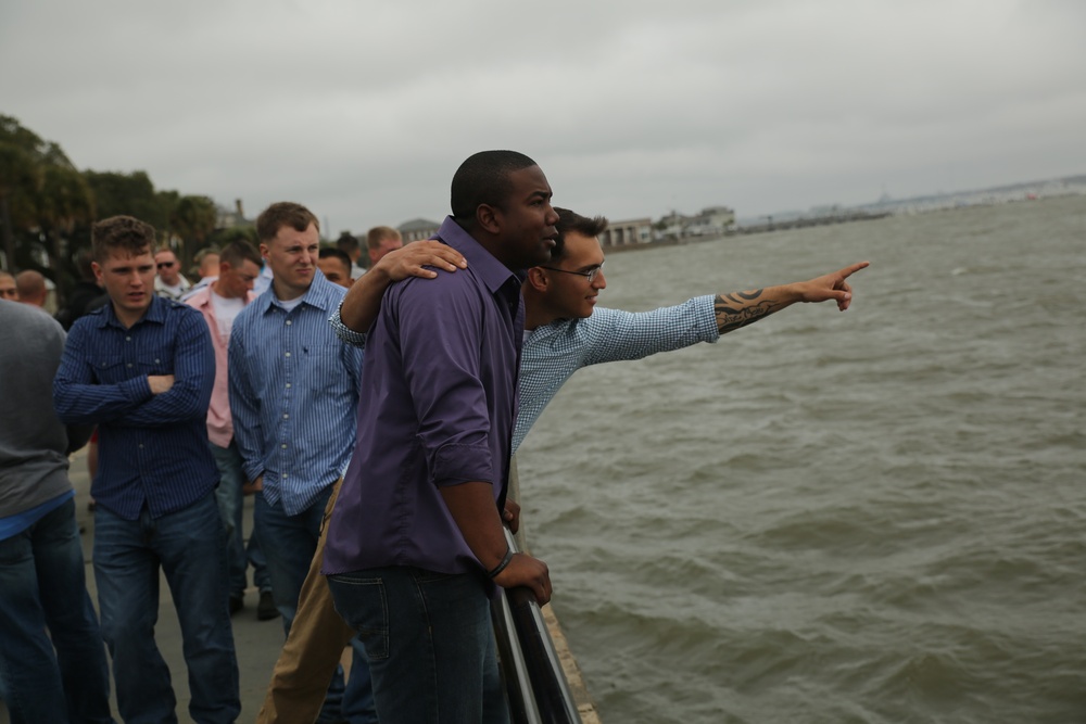 Parris Island Marines visit historic military sites in Charleston, S.C.