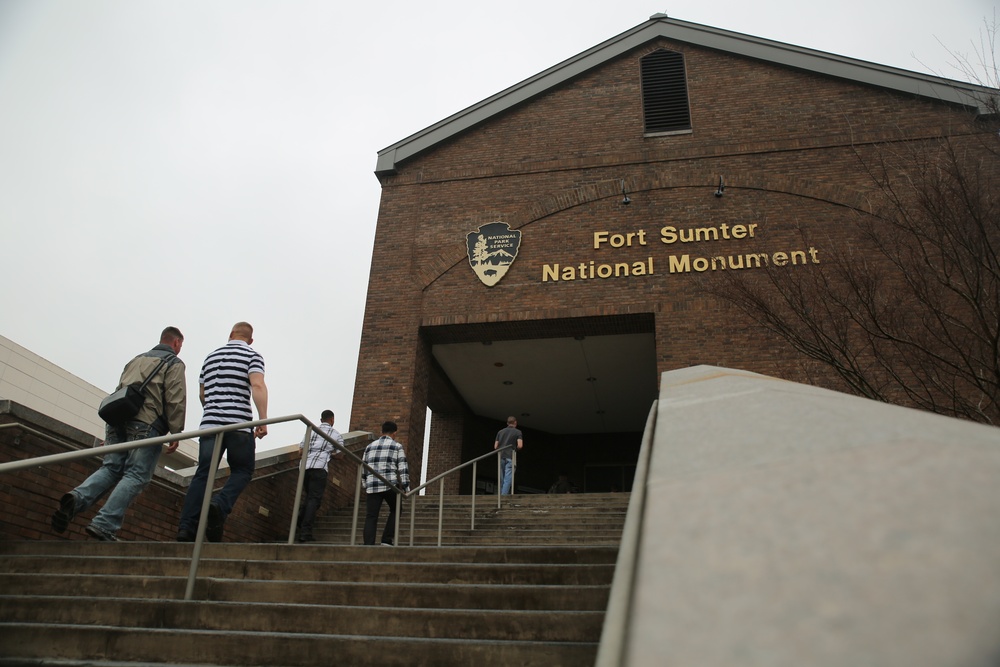 Parris Island Marines visit historic military sites in Charleston, S.C.