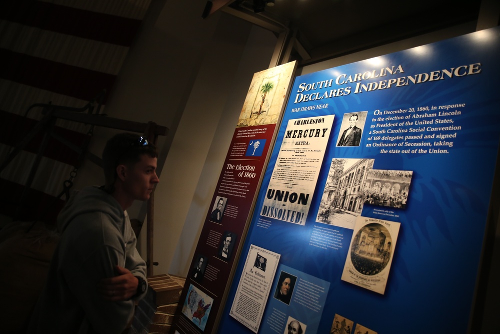 Parris Island Marines visit historic military sites in Charleston, S.C.