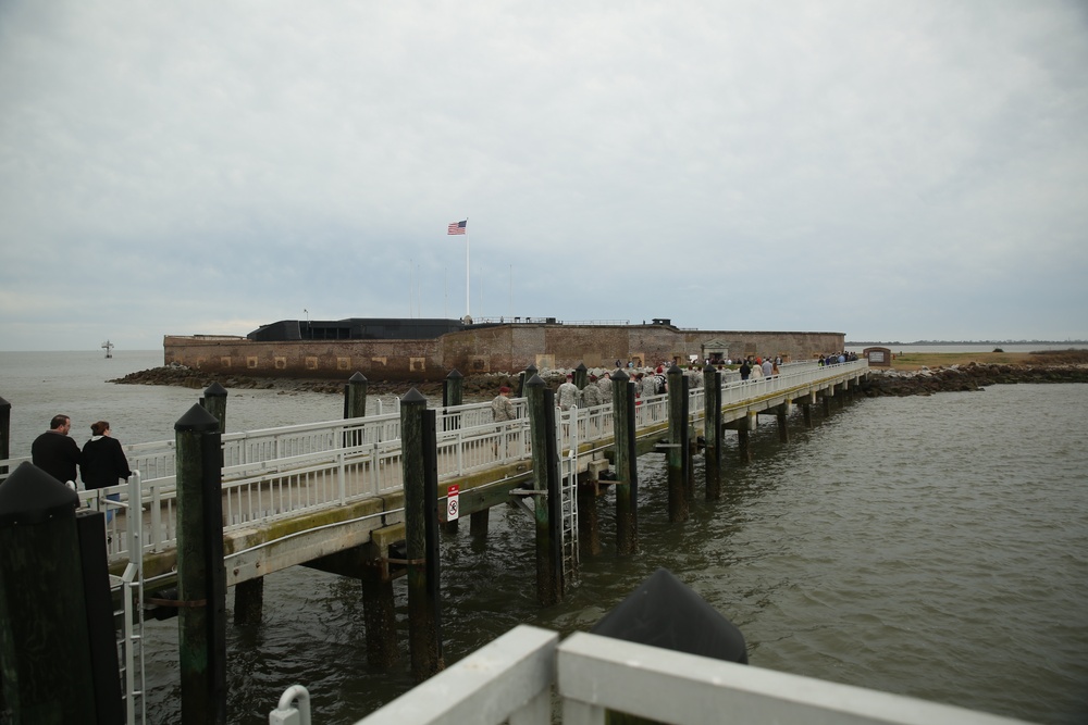 Parris Island Marines visit historic military sites in Charleston, S.C.