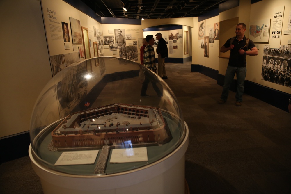 Parris Island Marines visit historic military sites in Charleston, S.C.