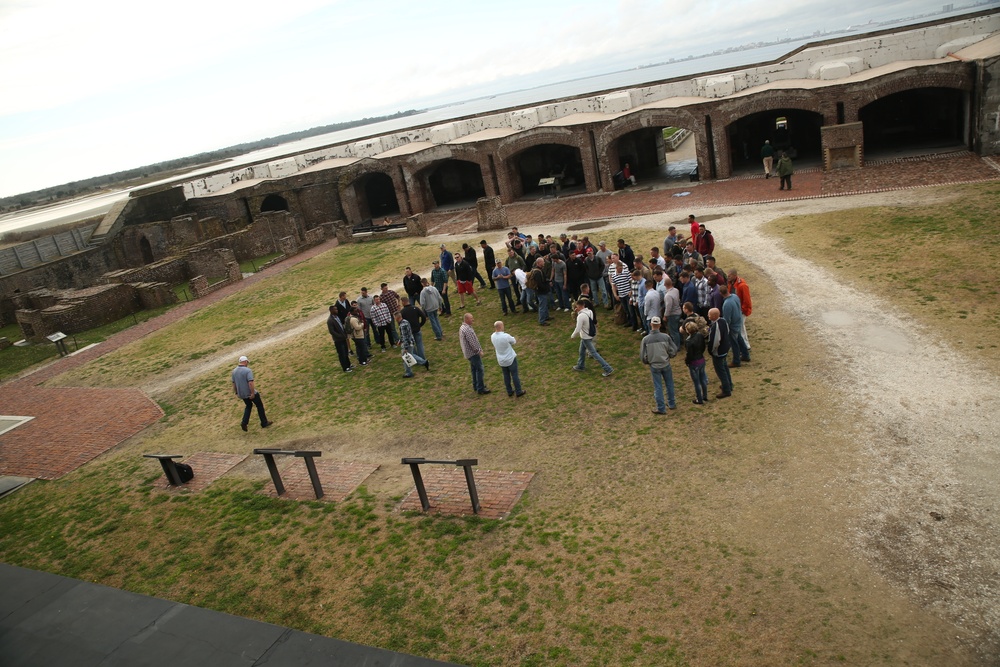 Parris Island Marines visit historic military sites in Charleston, S.C.