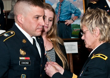 Pinning the Purple Heart