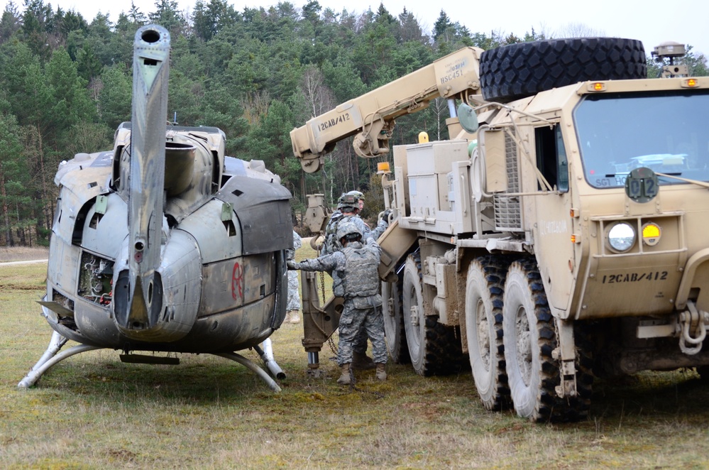 12th Combat Aviation Brigade mission rehearsal exercise