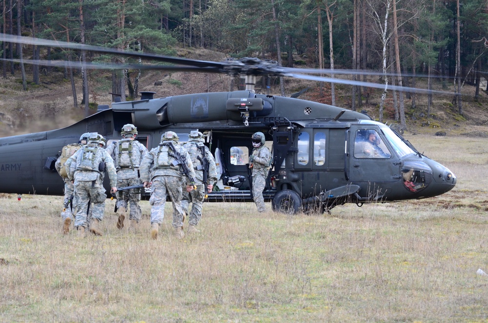 12th Combat Aviation Brigade mission rehearsal exercise