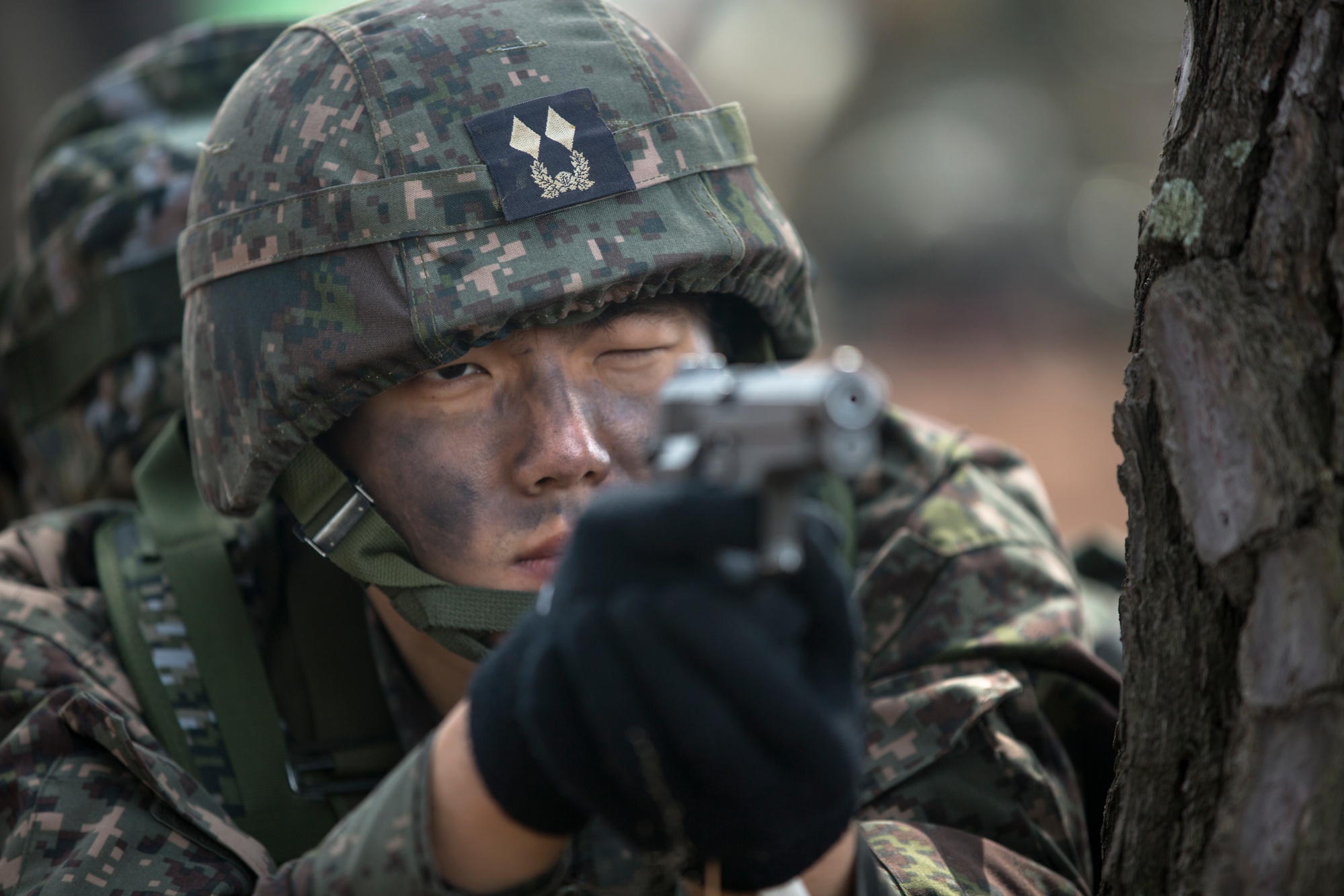 Korea marine. Корейские морпехи раскрас лица. South Korea Marine. Корейские МТП.