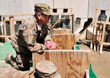 Firing at the Best Warrior Competition