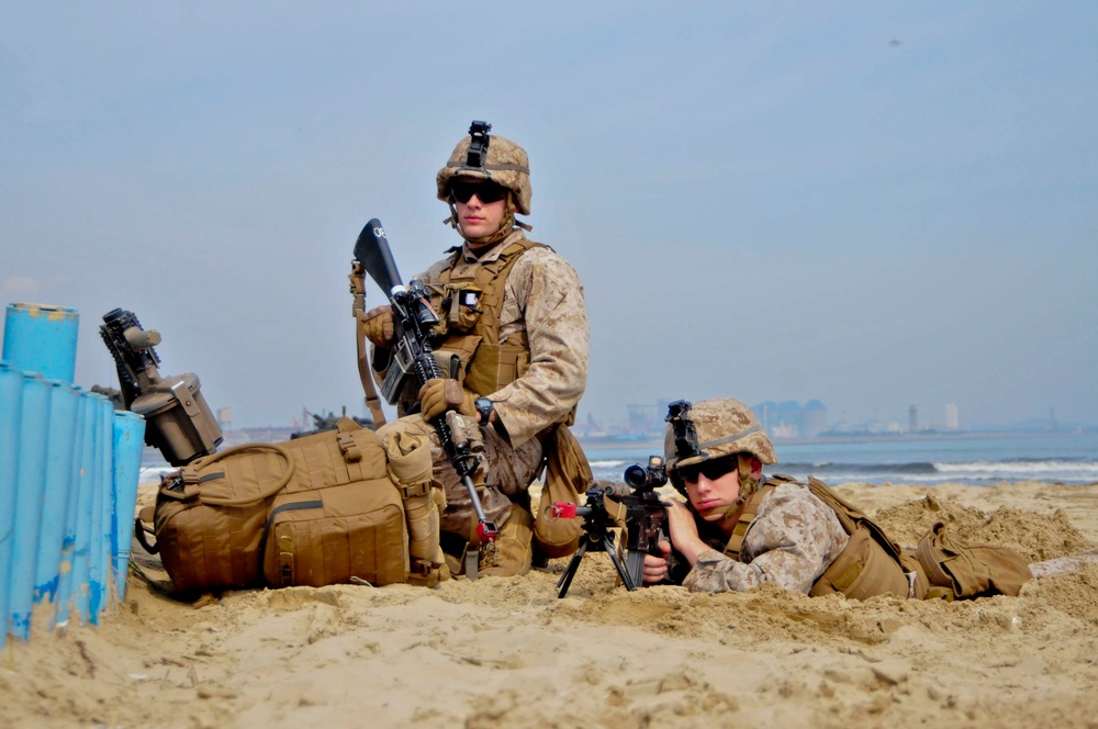 ROK, U.S. Marines Integrated Amphibious Assault during Ssang Yong 14