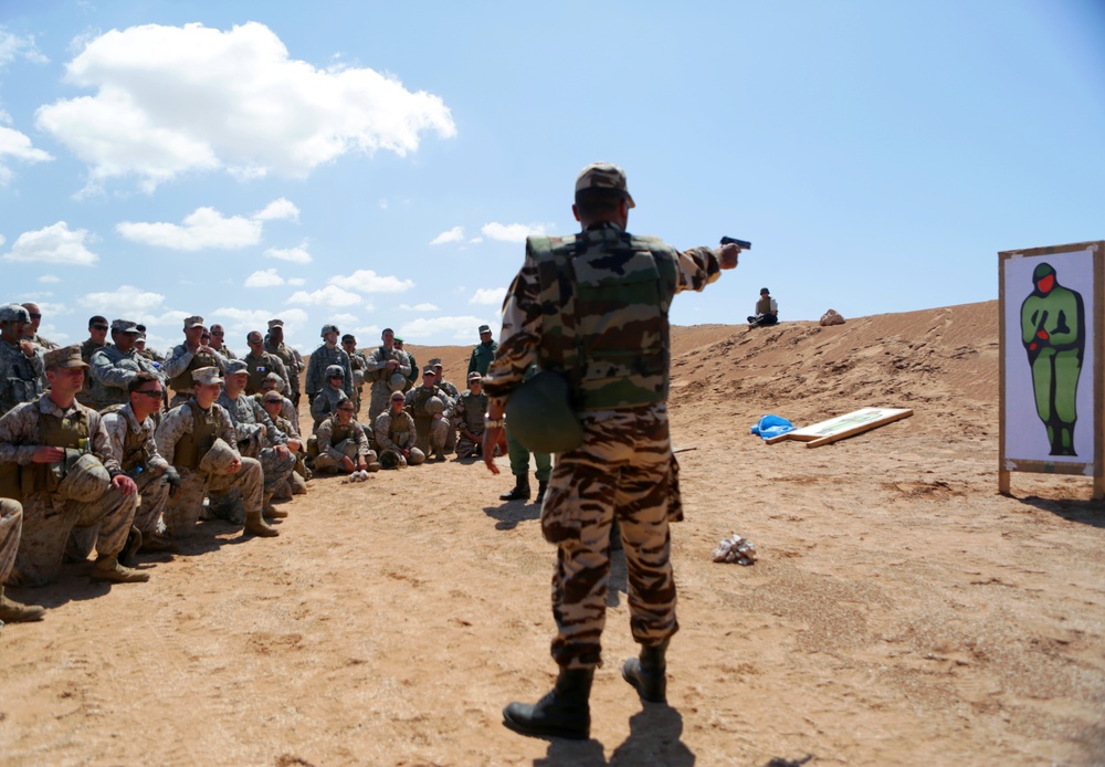 US, Moroccan military personnel refine escalation-of-force tactics during African Lion 14