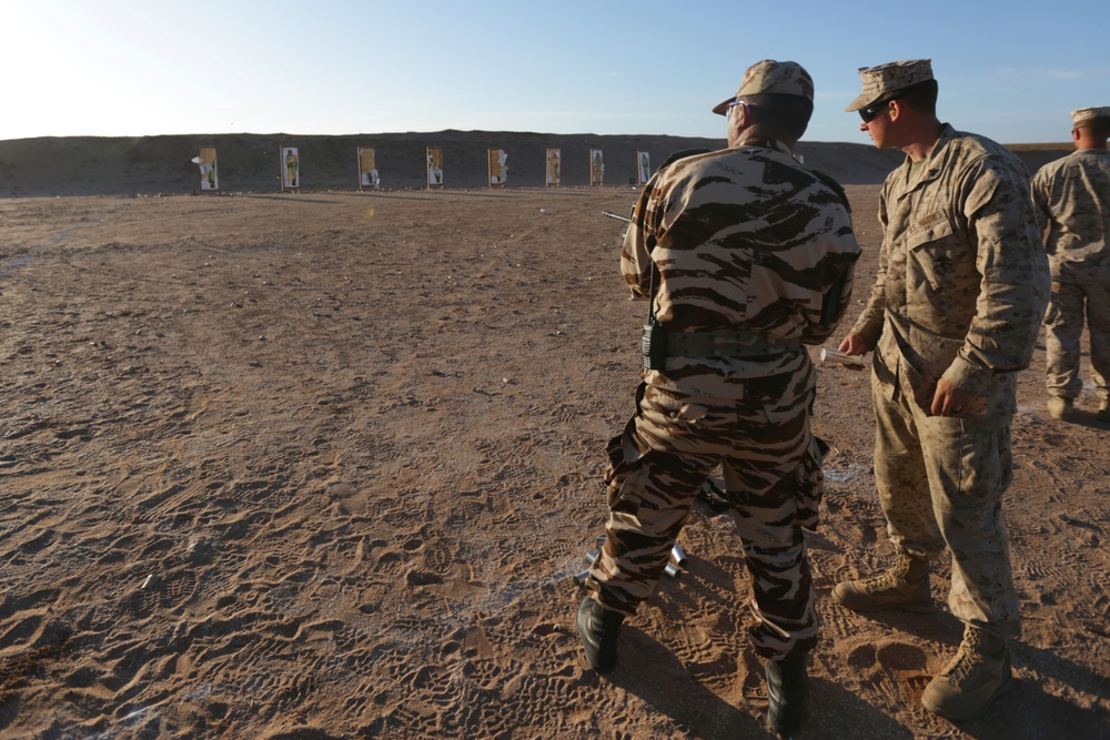 US, Moroccan military personnel refine escalation-of-force tactics during African Lion 14