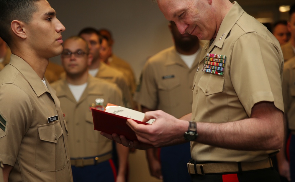 MCRC CG Awards Exemplary Marines