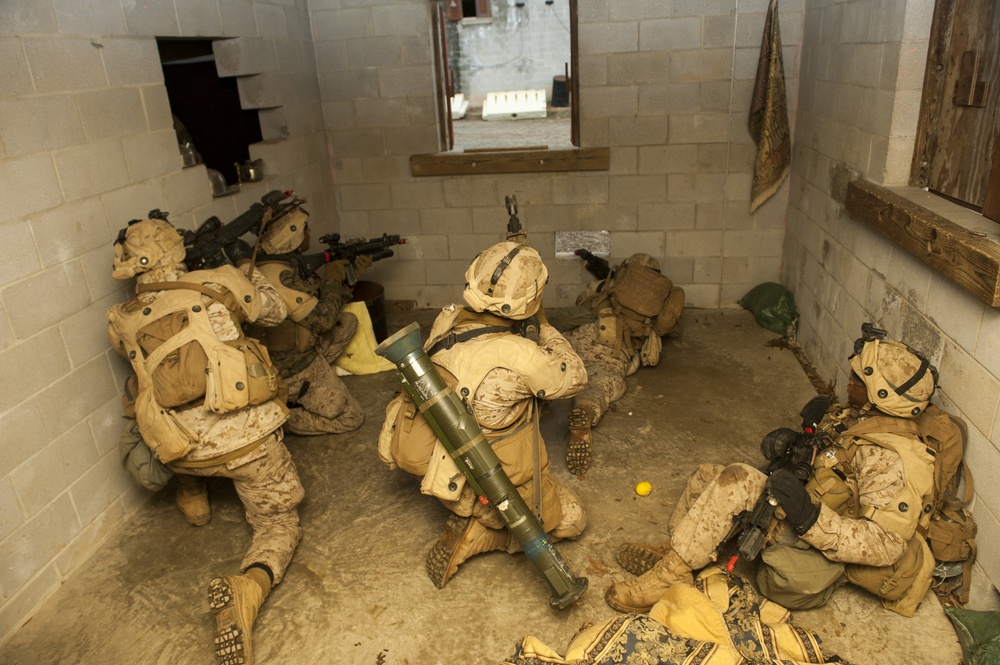 Alpha Company Conducts Urban Ops