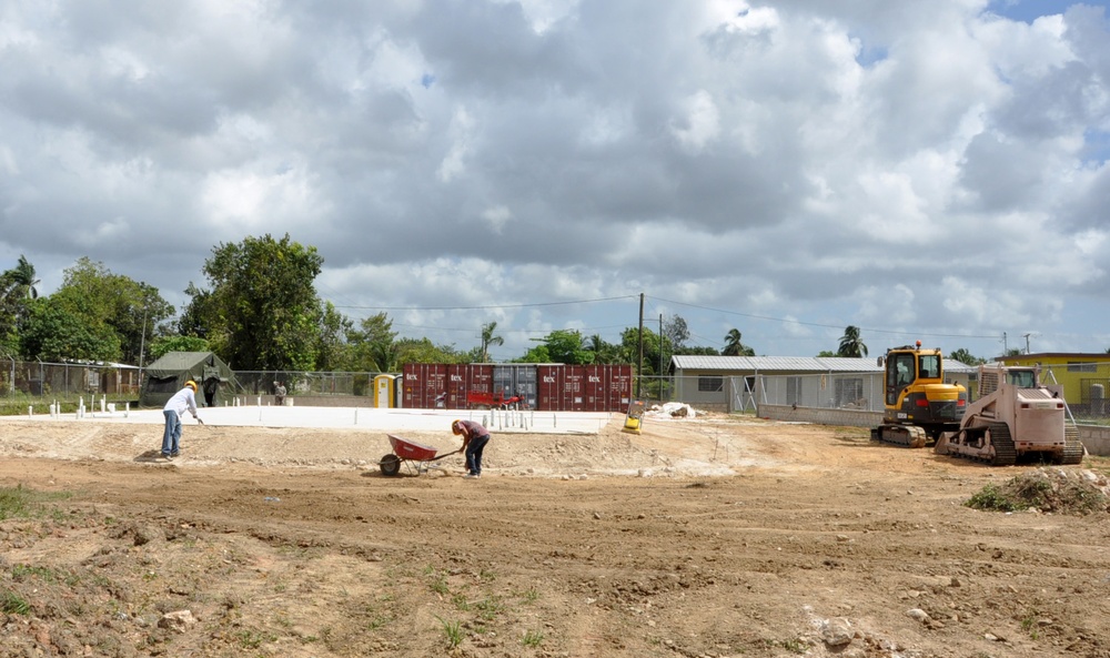 US, Belizean workers lay groundwork for New Horizons construction