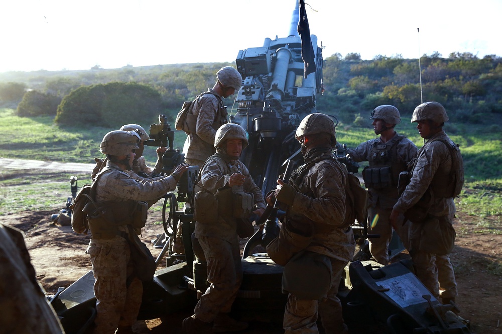 Artillery Marines polish skills during battalion fire exercise