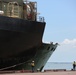 Marines offload MRF-D gear off of USNS 2nd Lt. John P. Bobo