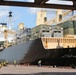 Marines offload MRF-D gear off of USNS 2nd Lt. John P. Bobo