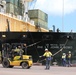 Marines offload MRF-D gear off of USNS 2nd Lt. John P. Bobo