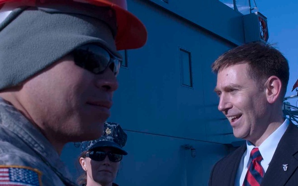 TRANSCOM deputy director of Strategy, Policy, Logistics US Transportation Command visits Alaska