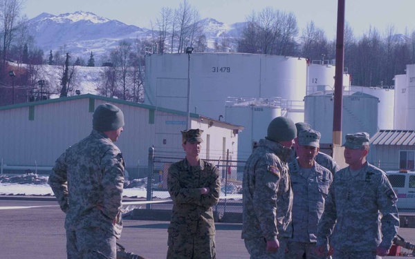 USNORTHCOM Gen. Charles H. Jacoby Jr. visits Port of Alaska during Alaska Shield 2014