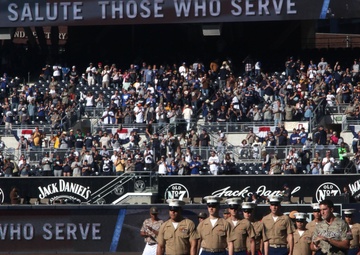 Padres salute troops on Opening Day