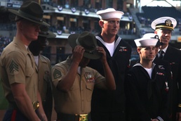 Padres salute troops on Opening Day