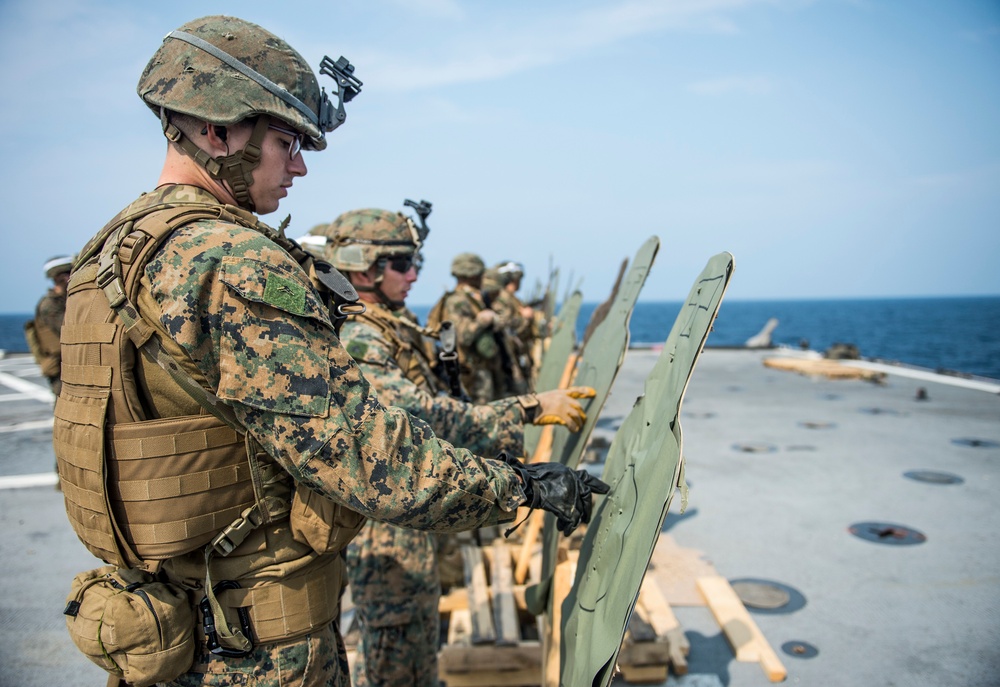 31st Marine Expeditionary Unit live-fire exercise