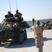 Marines with 2nd Light Armored Vehicle Battalion float test Light Armored Vehicles