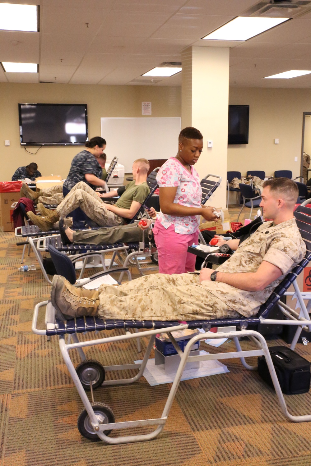 97 units of blood to help fellow service members