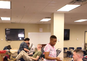 97 units of blood to help fellow service members