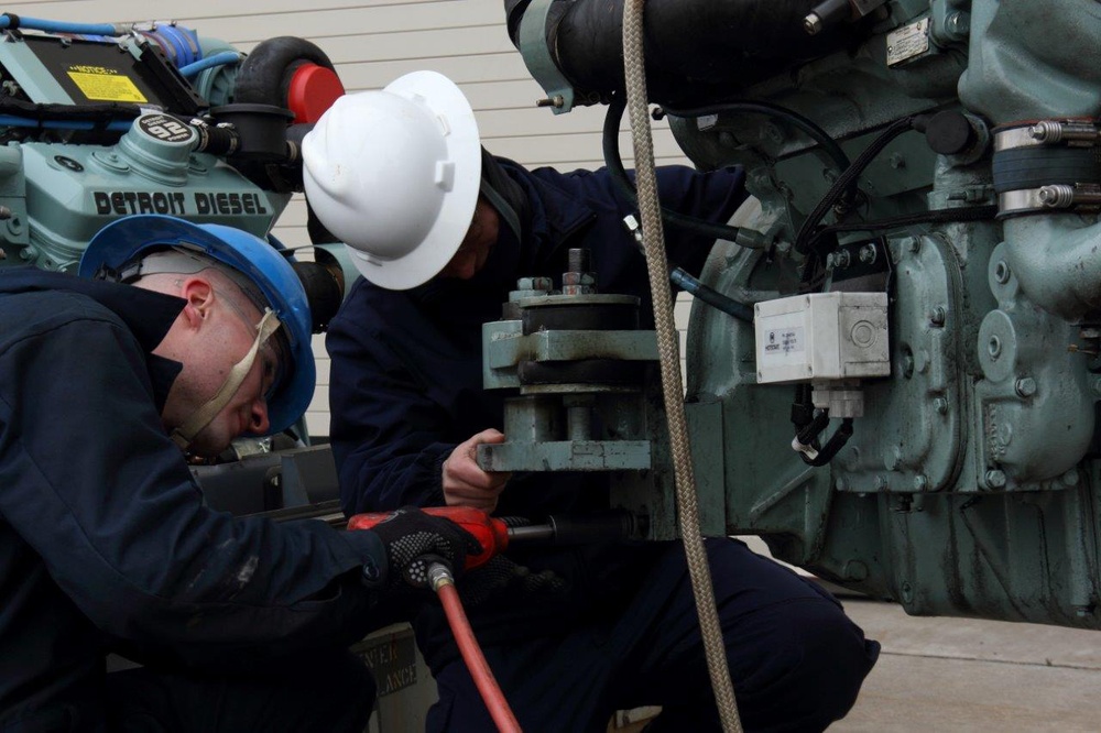 Coast Guard 47-foot MLB engine swap